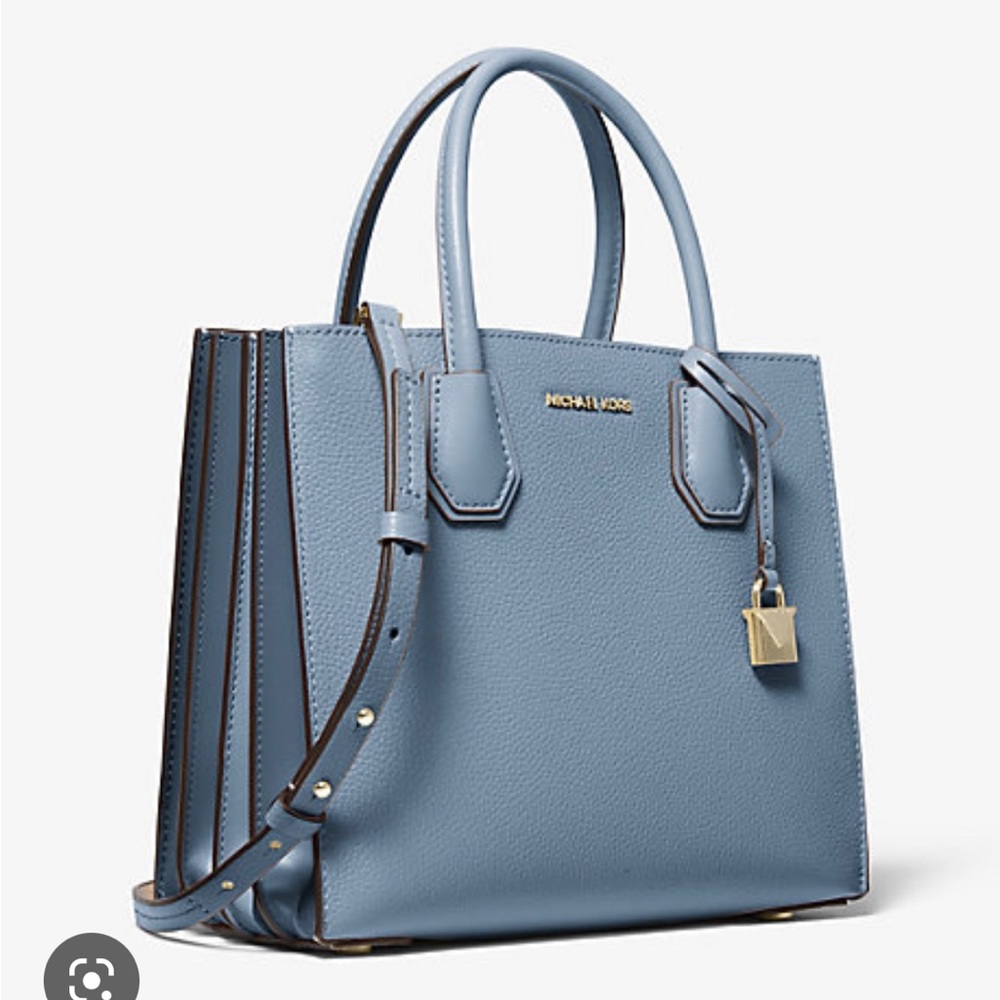 Michael Kors Mercer Pebbled Leather Accordion Crossbody
